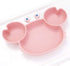 Silicone Suction Plate for Toddlers - Self Feeding Training Divided Plate Dish and Bowl for Baby and Toddler, Fits for Most Highchairs Trays, BPA ...