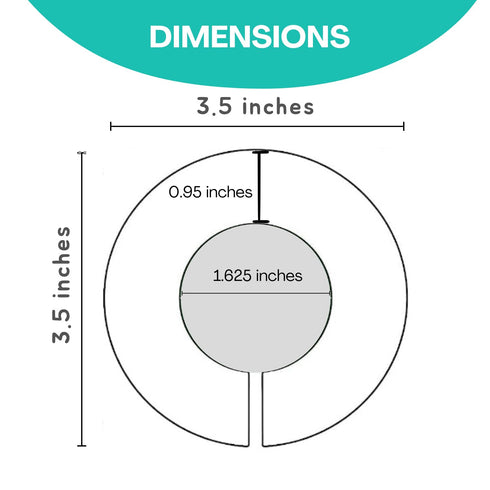 Eli with Love Baby Closet Dividers (Boho) Fits 1.5" Rod - Set of 8 Baby Clothes Dividers Organize Nursery Hangers Size/Age...