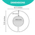 Eli with Love Baby Closet Dividers (Boho) Fits 1.5" Rod - Set of 8 Baby Clothes Dividers Organize Nursery Hangers Size/Age...