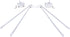 United Pacific 70203 Chrome Curb Feelers, Universal Fitment, Helps to Prevent Curb Damage, Curb Whiskers, Avoid Damaging Wheels - ONE Set (Pack of...