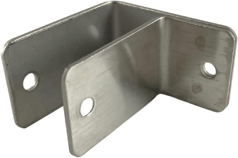 Harris Hardware TP15239 Stamped Steel Pilaster Pack for 1-1/4 in. Post, 2 One-Ear Brackets and One Way Fasteners...