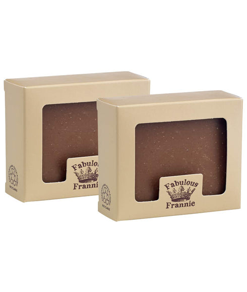 Fabulous Frannie Cinnamon Essential Oil Herbal Soap Gift Set each made with Cinnamon Pure Essential Oil 4 Ounce (Pack of 2)...