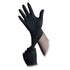 Black Lightning Exam Gloves, Disposable, Powder-Free Nitrile Gloves, Black, Large, 100-Ct...