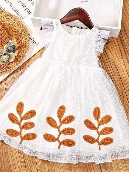 HukDok Handmade Crocheted Leaves Artificial for Decoration Embellishment Scrapbook Craft Card Supplies DIY Flowers Cotton Yarn Applique Flower Lea...