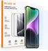 2 Pack Anti-Blue Light Screen Protector for iPhone 14/13/13 Pro (6.1 Inch), Blue-light Blocking 9H Tempered Glass Protective Film, Block Blue Ray ...
