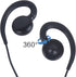 CLP1010e Earpiece CLP1080e Earpieces C-Swivel Radio Ear piece Walkie Talkie Headset with PTT Mic Compatible with Motorola CLP 1010e CLP1040e CLP 1...