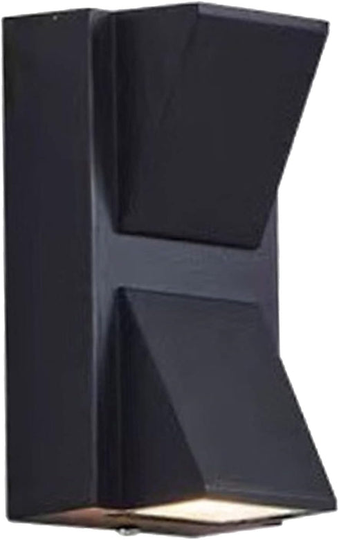 Outdoor Wall Light Dual Head Exterior Wall Lamp with Up and Down Sconces Wall Mount Lights for Garage, Doorway(white light)...