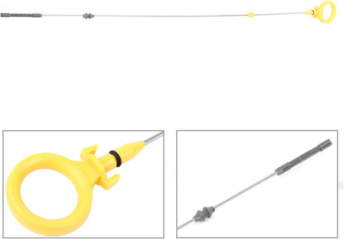 OCPTY Engine Oil Level Dipstick for Audi A4 2005-2009 for Audi A4 Quattro 2005-200922.76" x 1.57" x 0.59" Dipstick Gaug...