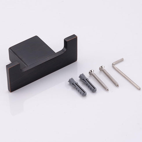 RANDOM Double Towel Hooks for Bathroom Wall Hook Heavy Duty Coat Robe Clothes Towel Sponges Hooks Holder SUS304 Stainless Steel Wall Mount Bathroo...
