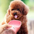 Dog Water Bottle, Leak Proof Portable Puppy Water Dispenser with Drinking Feeder for Pets Outdoor Walking, Hiking, Travel (12OZ, Pink)...