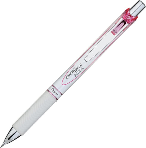 Pentel EnerGize Automatic Pencil with Lead and Erasers, 0.5mm, Assorted, 2 Pack (PL75LEBP2)...