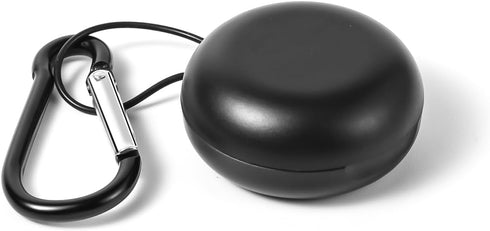 Ear Plug Carrying Cases, Portable Storage Box with Travel Keychain, Earbud Organizer Earplug Case Small Storage Case for Travel (Black)...