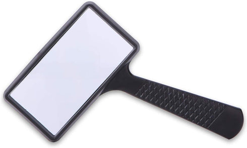 Rectangular Magnifying Glass 3X Handheld Magnifier Large Magnifying Glasses Scratch Resistant Lens for Macular Degeneration Seniors Reading Newspa...