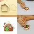 Small Key and House Cookie Cutters Set - Stainless Steel...