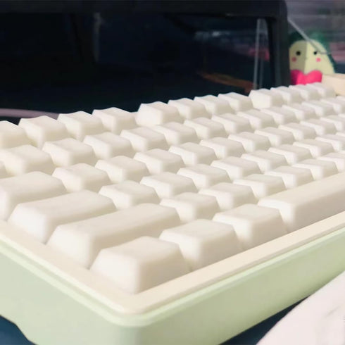 114 Keys White Jade Keycaps PBT Doubleshot Cherry Profile Keycap Set Fit for 61/87/104/108 Mechanical Keyboard Cherry Mx Gateron Switches...