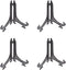 3/4/5/6/7/8/9/10/12inch Display Stands Black Plastic Easels,Plate Display Stands,Picture Frame Stand Holder,Picture Easel at Weddings(12inch 4PCS)...