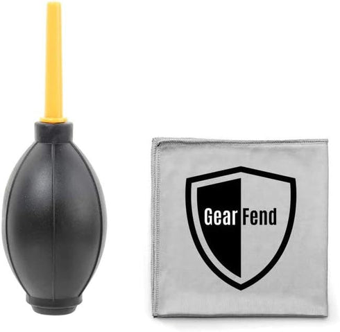 Dust Cleaner Strong Cleaning Air Blower for All DSLR Camera & Camcorders, Lens, LCD Screens, etc + Microfiber Cloth...