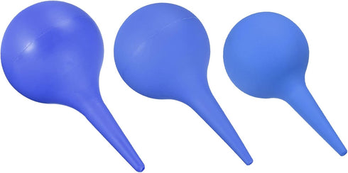 3 Pack Dust Ball Air Blower - Equipment Cleaning Rubber Remove Dust & Transfer Liquid, Apply to Computer/Camera Lens/Plants (30mL/ 60mL/ 75mL, Blu...