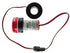 3pcs AC Current and Voltage Indicator with Two-Digit Display, 22mm Round Head LED Multi-Function Measuring Instrument Monitor Green red Yellow...