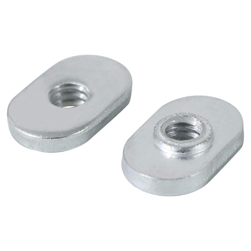 Bueyfolt 1/4-20 Centered Thread Slide in Economy T-Nut for T Slot Track, Applicable to 15 Series or 1.5 Inch Base Aluminum Extrusion (80- Pack)...