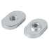 Bueyfolt 1/4-20 Centered Thread Slide in Economy T-Nut for T Slot Track, Applicable to 15 Series or 1.5 Inch Base Aluminum Extrusion (80- Pack)...