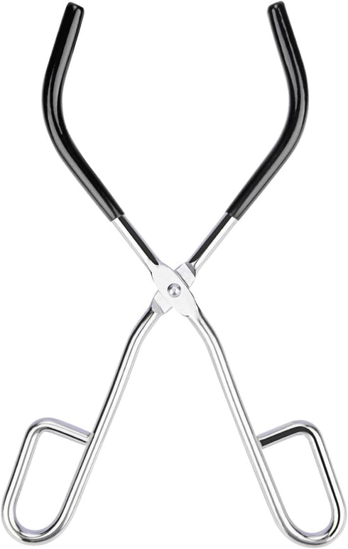 stonylab Beaker Tongs, Laboratory Beaker Clamp Beaker Tongs with Plastic Coated Jaws, 10 inches Length...