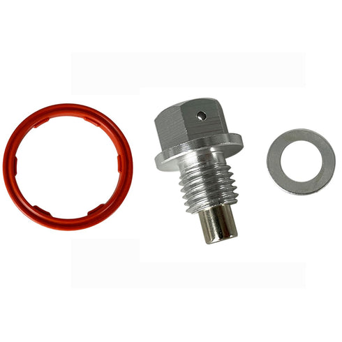 Engine Oil Level Sensor Gasket O-Ring & Magnetic Oil Drain Plug Kit Compatible with for BMW E31 E39 E46 E52 E65 323i Z4 Z8 3/5/7 Series...