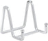 Plate Holder Easel Display Stand - 3 inch Metal Plate Stands for Display - Tabletop Picture Stand - Silver Iron Easels for Display Pictures | Phot...