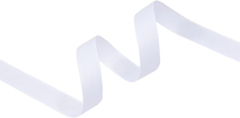 White Grosgrain Ribbon, 5/8 inches x Continuous 50 Yards,Use for Bows DIY Hair Accessories,Gift Wrapping,Craft and Sewing...
