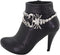 Women Western Fashion Boot Silver Metal Chain Bracelet Shoe Anklet Scorpion Charm Jewelry Accessory...