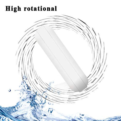 10 Pcs 30mm(1.18 inch) PTFE Magnetic Stirrer Mixer Stir Bar,White Color,Laboratory Bar,Stir Plate Bar,Stir Plate Magnet,Stir Rod Magnetic...