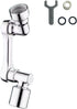 1080° Rotating Faucet Aerator Extender (Plastic) with Aerator Wrench - 22mm Inside Diameter Suitable for 20-24mm Faucets - Dual Models And Robotic...