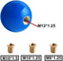 DEWHEL Fing Fast Shift Knob 5 Speed Short Throw Shifter M12x1.25 M10x1.5 M10x1.25 M8x1.25 (Blue)...