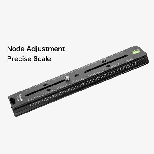 koolehaoda 180mm Quick Release Plate Rail Nodal Slide Dual Dovetail Plate with Bubble Level Compatible Arca-Swiss...