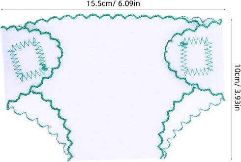 Alipis 6Pcs Baby Doll Diapers, Doll Underwear for 14-18Inch, Baby Doll Cloth Nappies Set Doll Clothes Little Baby Doll DIY Accessories for Kids, G...