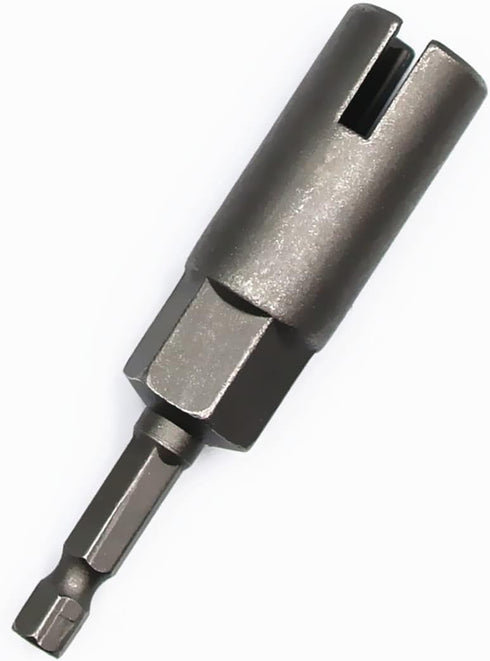 1PCS Deep Power Wing Nut Driver, 1/4" Hex Shank Slot Wing Nut Drill Bit Socket Wrenches Tool for Panel Nuts Screws Eye Q Hanger C Hook Bolt...