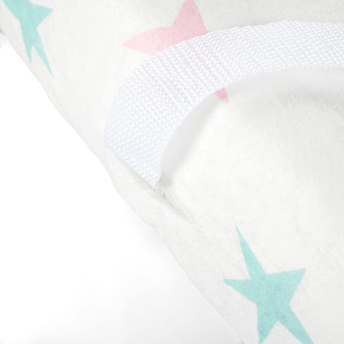 Lush Decor Rainbow Allover Stars Soft & Plush Changing Pad Cover, 32" x 16", Multi...