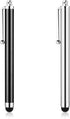 Stylus Pens for Touchscreens, 2 Pack High Precision Replaceable Thin Tip Stylus Rubber Stylus Pen for Smartphone and Tablets All Universal Touchsc...