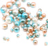 Beads 1140pcs Mix Rainbow Gradient Color Round 4 6 8 10mm Imitation Pearl No Holes for DIY Handmade Jewelry Making Craft...