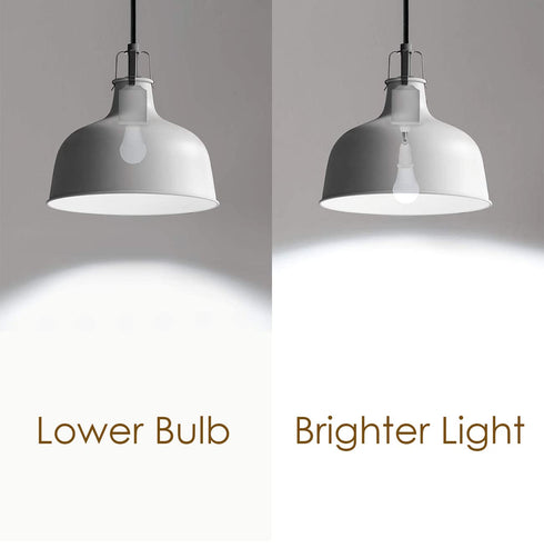 JACKYLED E26 to E26 Light Socket Extender 3.9”/10CM Extension, E26 E27 Medium Base Bulb Converter, Max 60W 360 Degree Adjustable Extension Adapter...