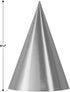 Beistle 24-Piece Cone Hats in Silver, Classic Elegant Party Supplies for Birthdays, Anniversaries, Award Nights, 6.75"...