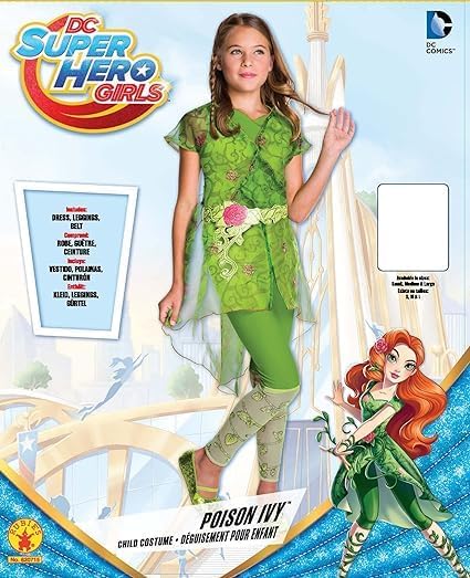 DC SuperHero Poison Ivy Deluxe Costume for Kids...