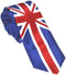 Uk Flag Neck Ties- Skinny- Blue Red White...