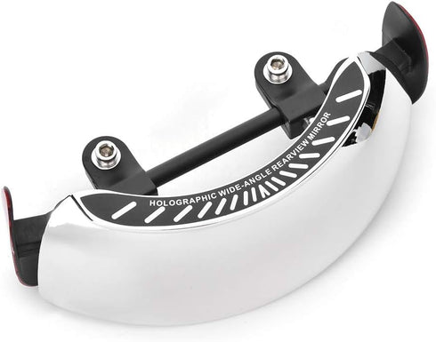 aqxreight - Motorcycle Rear View Mirror 180 Degree Wide-angle Rear View Mirror Blind Spot Side Mirror Universal...