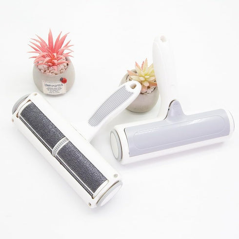 Pro Pet Hair Remover - Lint Roller Fur Remover with Self-Cleaning Base, Portable Pet Hair Roller & Reusable Lint Scraper-Carpet Scraper and Pet Gr...