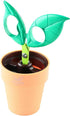 Cocone scissors in the shape of a flowerpot The scissors you won't lose Pen Stand Durable Extraordinarily sharp to cut Made in Japan. (Leaf)...