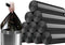Garbage Bags 2.6 Gallon Flat Top Thickened Elastic Trash Bags 3 Gallon for Bathroom, Bedroom, Kitchen, Office and Living Room Black (120 Count)...