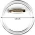 50Pcs 1.5 inch Acrylic Design Button Badge Clear Button Pin Badges Kit for DIY Crafts and Children's Paper Craft Activities and More...