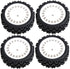 4Pcs Rubber Tire Plastic Wheel Tyre for Tamiya XV-01 XV01 TA06 TT-01 TT-02 PTG-2 RC Rally 1/10 RC Car Upgrades Parts Accessories...