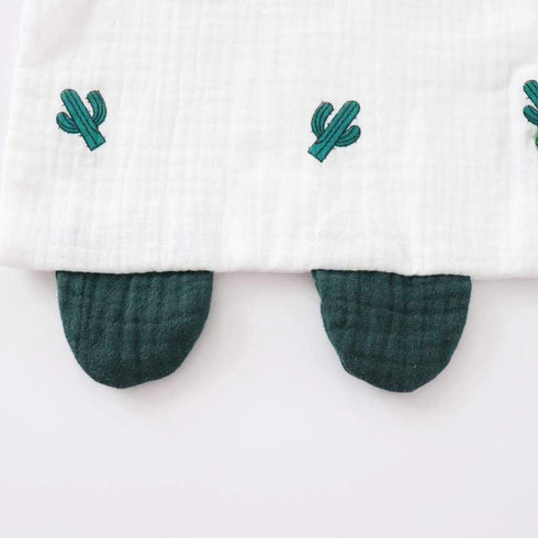 Bunny Security Blanket for Boys and Girls,Cotton Soft Breathable Muslin Soothing Towel Appeasing Toy for Infant,Newborn Gift,2 Pcs Set (BigBear&Ca...